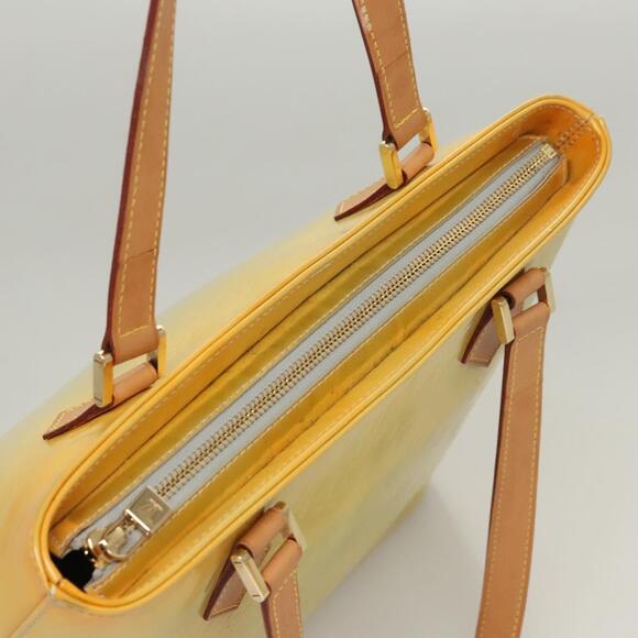 LOUIS VUITTON Monogram Vernis Houston Hand Bag Gris M91053 - Picture 6 of 16